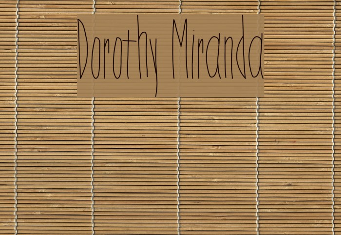 Dorothy Miranda Example 1