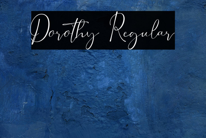 Dorothy Regular Example 1