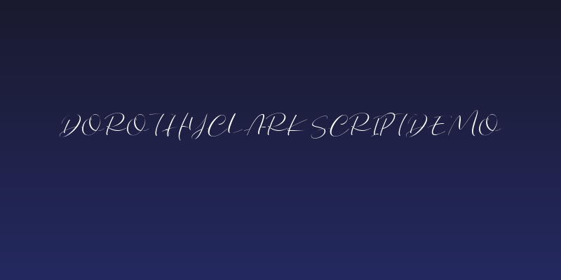 DorothyClarkScriptDEMO Social Header