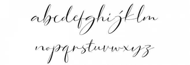 DorothyClarkScriptDEMO Polices MINUSCULES