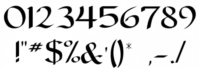 DorovarFLF-Carolus Font OTHER CHARS