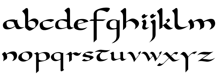 DorovarFLF-Carolus Font LOWERCASE