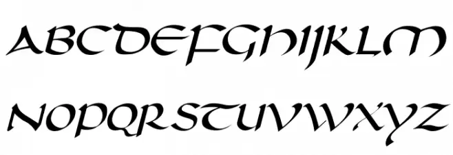 DorovarFLF-Italic خط أحرف كبيرة