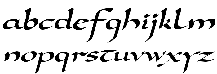 DorovarFLF-Italic Font LOWERCASE