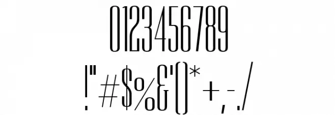 Dorsa Font OTHER CHARS