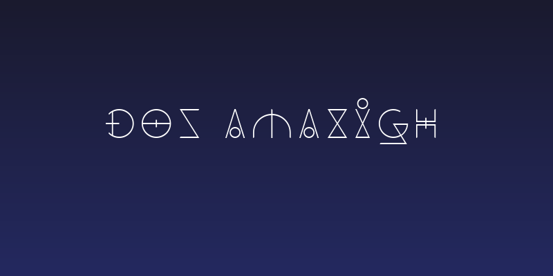 Dos Amazigh Social Header