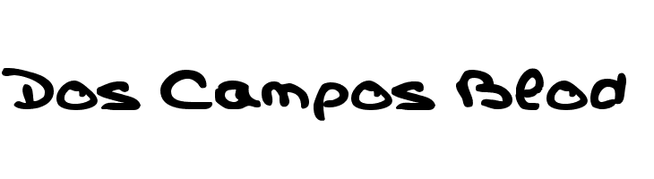 Dos Campos Blod  नि: शुल्क फ़ॉन्ट्स डाउनलोड
