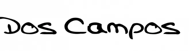 Dos Campos  Frei Schriftart Herunterladen