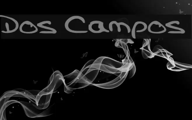 Dos Campos Font examples
