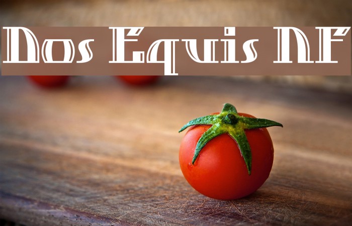 Dos Equis NF Schriftart examples