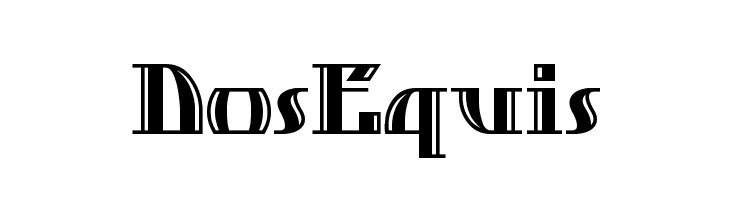 DosEquis Font