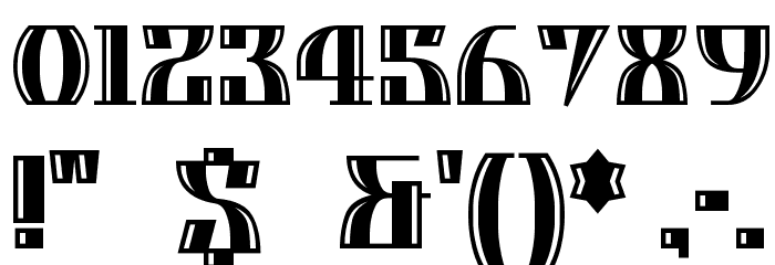 DosEquis Font OTHER CHARS