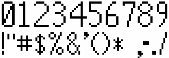 DosStart Default Font Font OTHER CHARS