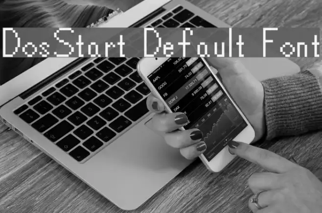 DosStart Default Font Example 1
