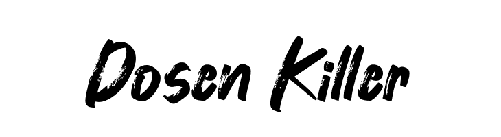 Dosen Killer  baixar fontes gratis