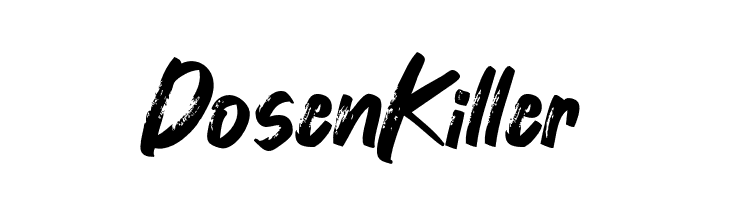Dosen Killer  Free Fonts Download