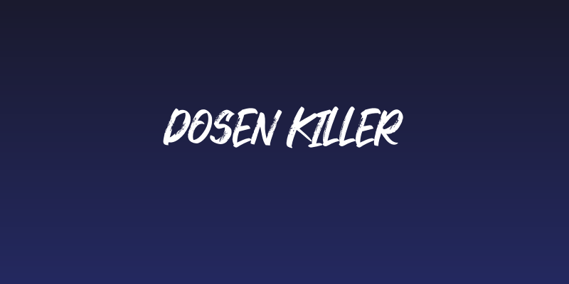 Dosen Killer Social Header
