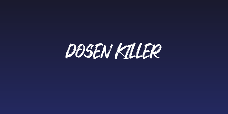 Dosen Killer Social Header