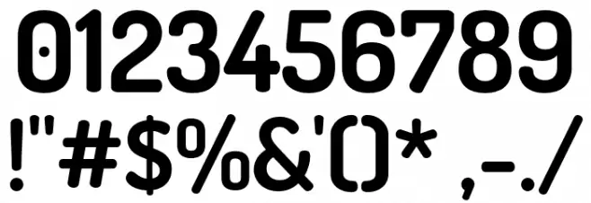 Dosis-Bold Font OTHER CHARS