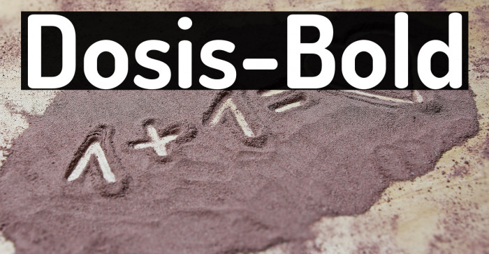 Dosis-Bold Example 3