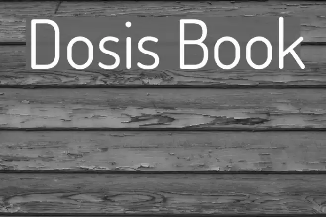 Dosis Book Font examples