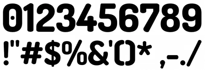 Dosis-ExtraBold Font OTHER CHARS