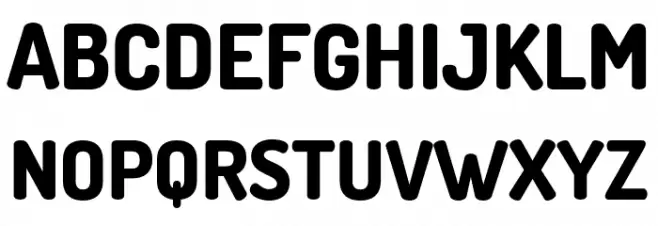 Dosis-ExtraBold Schriftart Groß