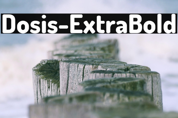 Dosis-ExtraBold Example 2