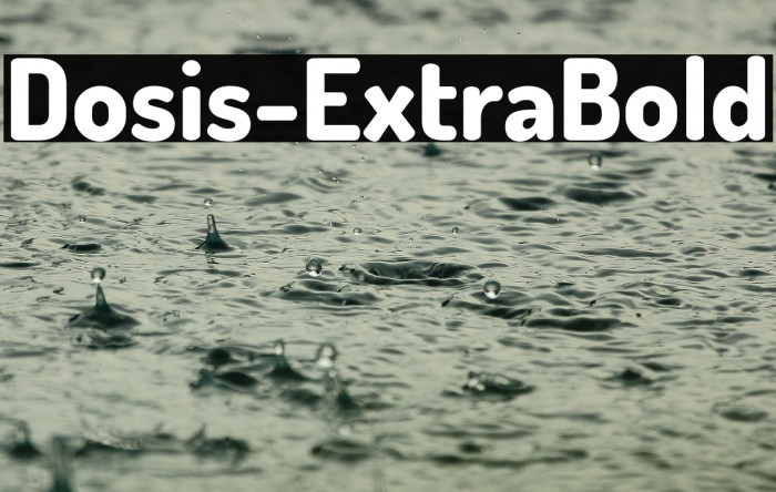 Dosis-ExtraBold Example 3
