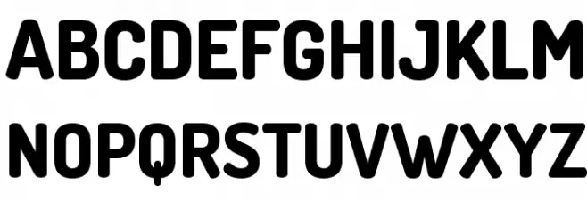 Dosis ExtraBold Font UPPERCASE