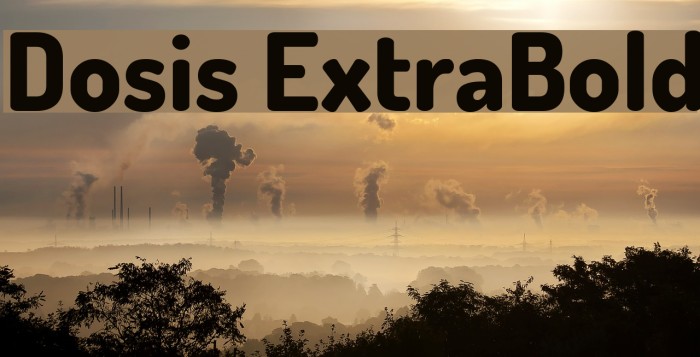 Dosis ExtraBold Font examples