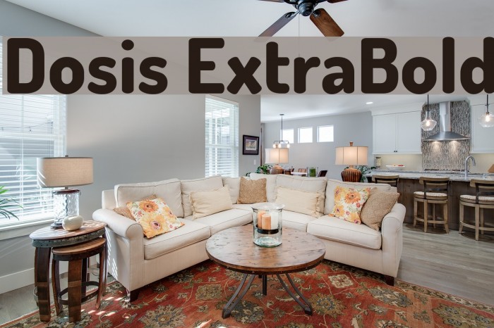 Dosis ExtraBold Font examples