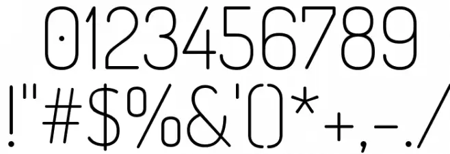 Dosis ExtraLight Font OTHER CHARS