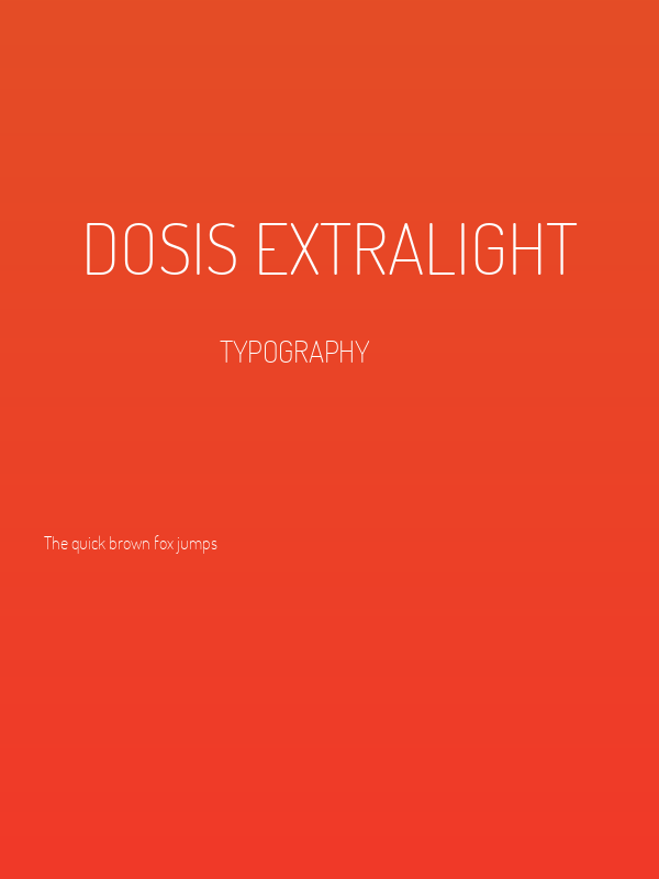 Dosis ExtraLight Poster
