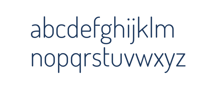 Dosis Light Lowercase