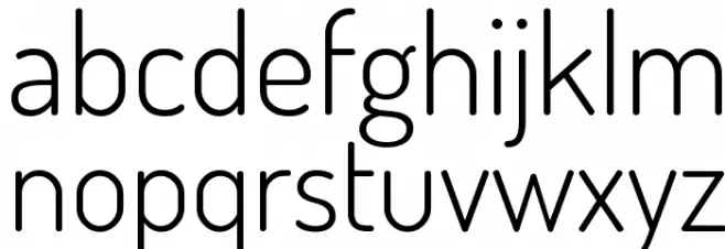 Dosis Light Caratteri MINUSCOLO
