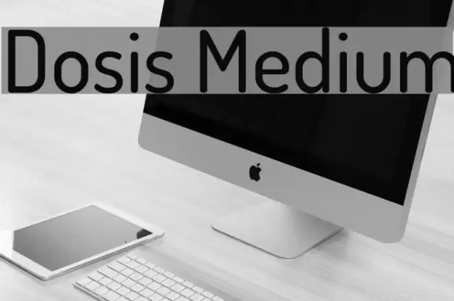 Dosis Medium  examples