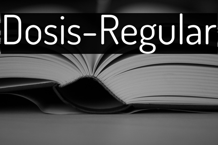 Dosis-Regular Example 3