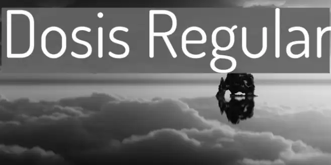 Dosis Regular Font examples