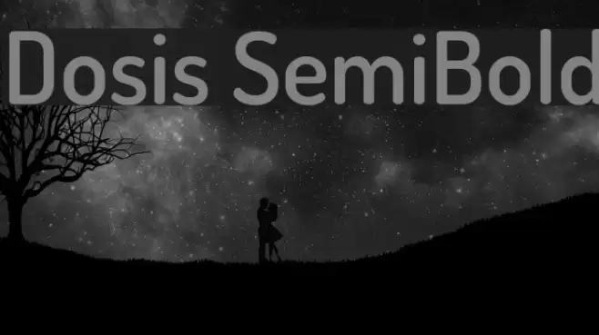 Dosis SemiBold  examples