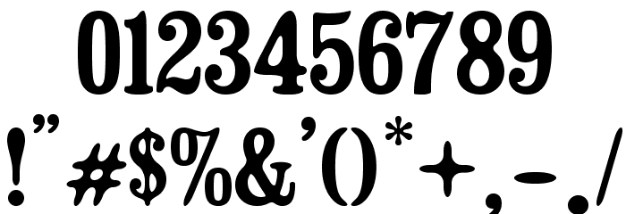 Dosmilcatorce Font OTHER CHARS