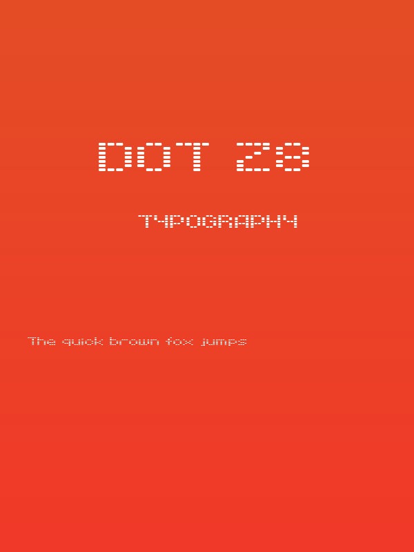 Dot 28 Poster