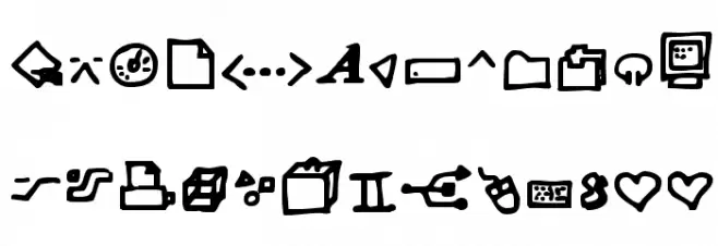 Dot Com Font LOWERCASE