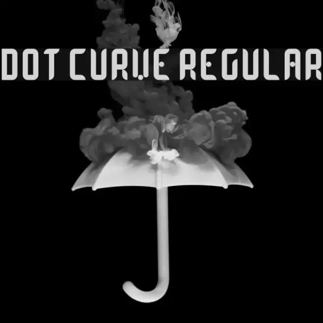 Dot Curve Regular フォント examples