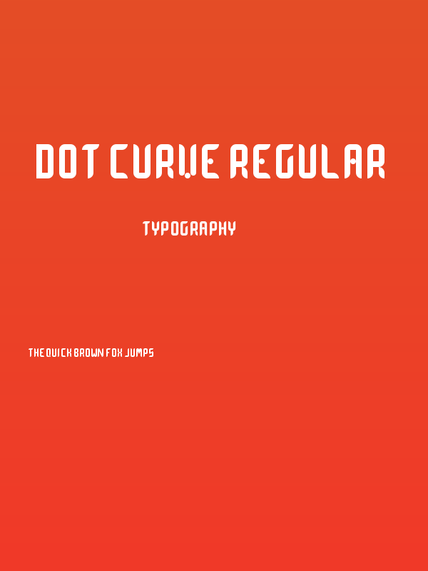 Dot Curve Regular Poster