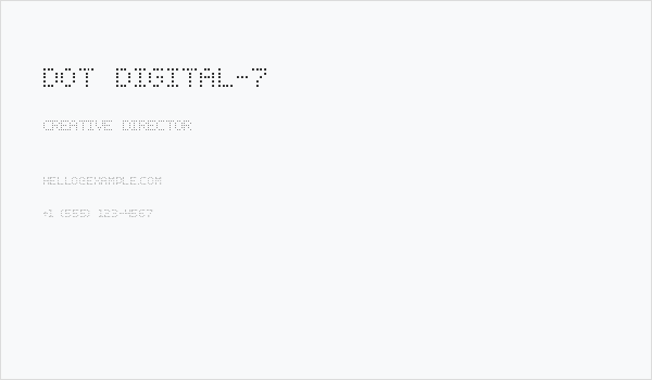 Dot Digital-7 Business Card
