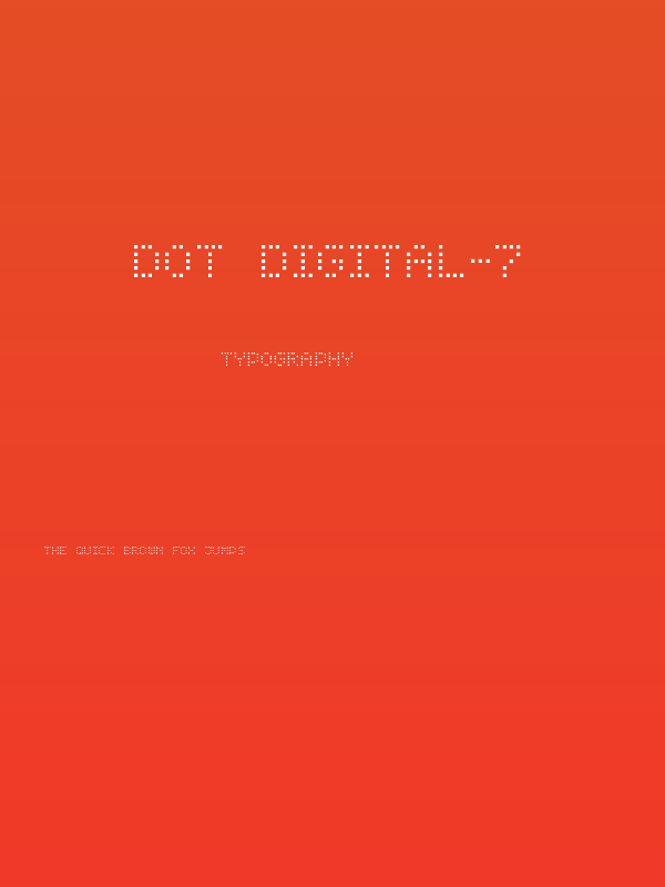 Dot Digital-7 Poster