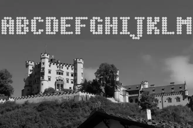 Dot Matrix Bold Font examples