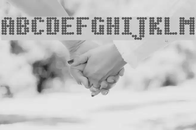 Dot Matrix Bold Font examples