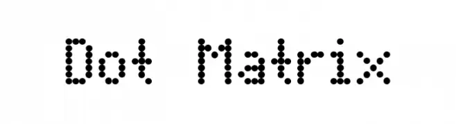 Dot Matrix  baixar fontes gratis